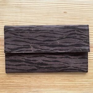 Spicer bags cork vegan flap over clutch purse